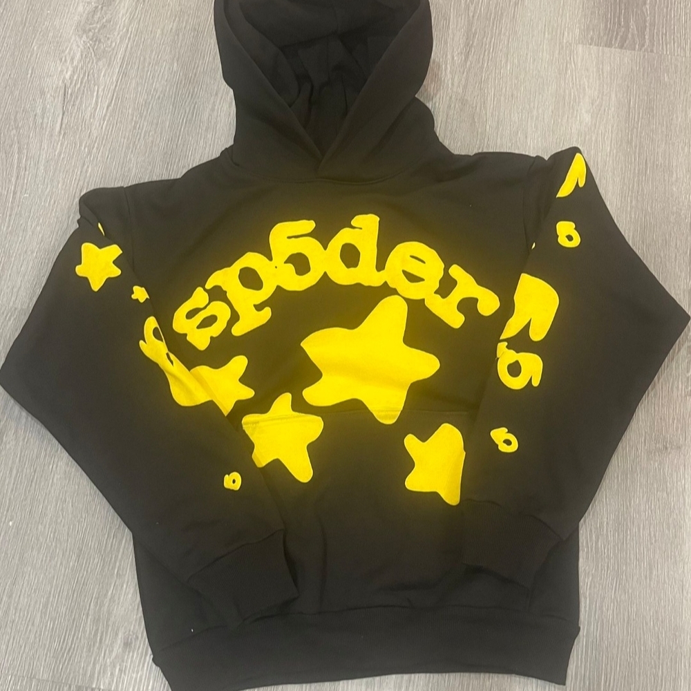Kids Black and Yellow Hoodie